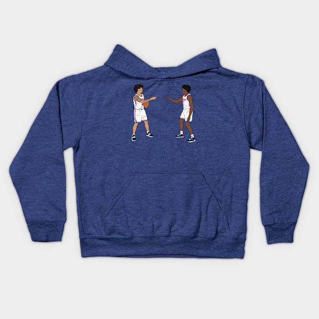 Jaylin Williams and Jalen Williams Twins Kids Hoodie by rattraptees